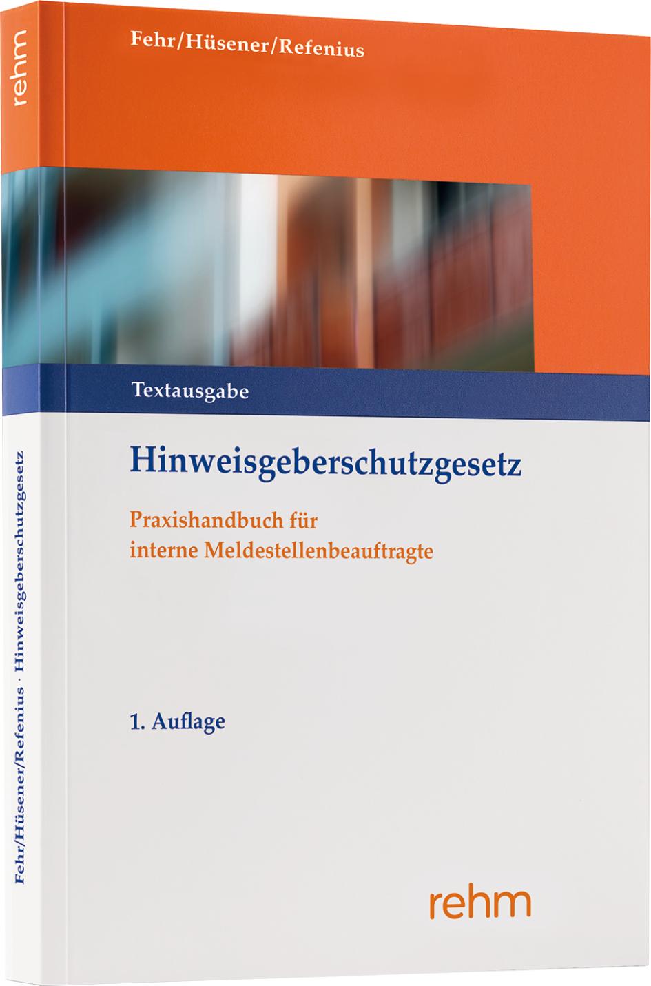 Vorderes Coverbild Hinweisgeberschutzgesetz
