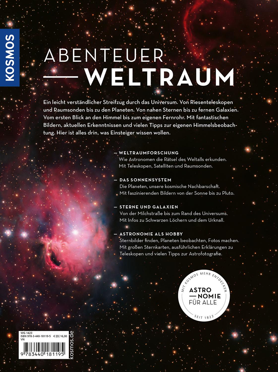 Rückseitencover Alles über Astronomie