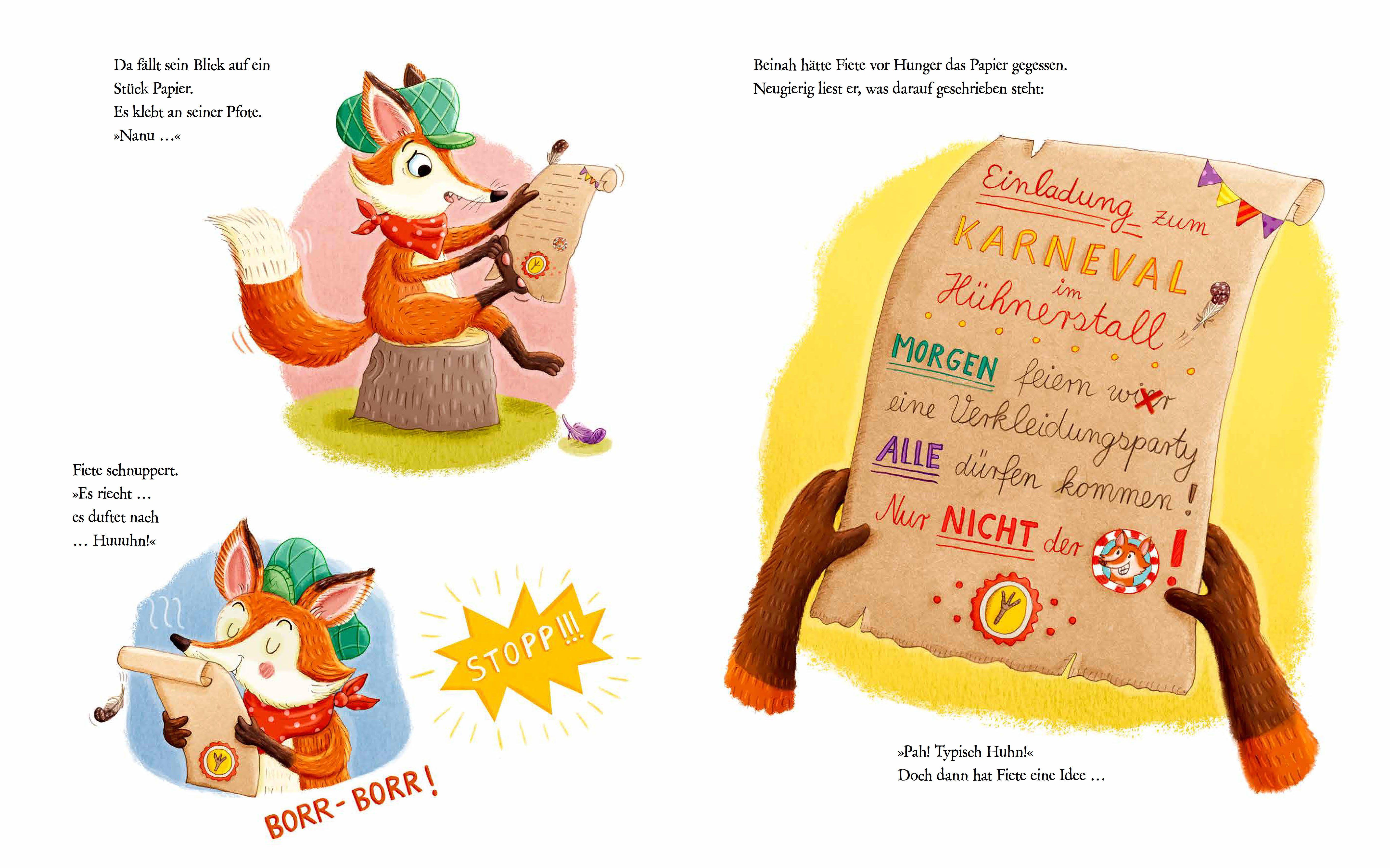 Beispielinhalt (Bild) Karneval im Hühnerstall