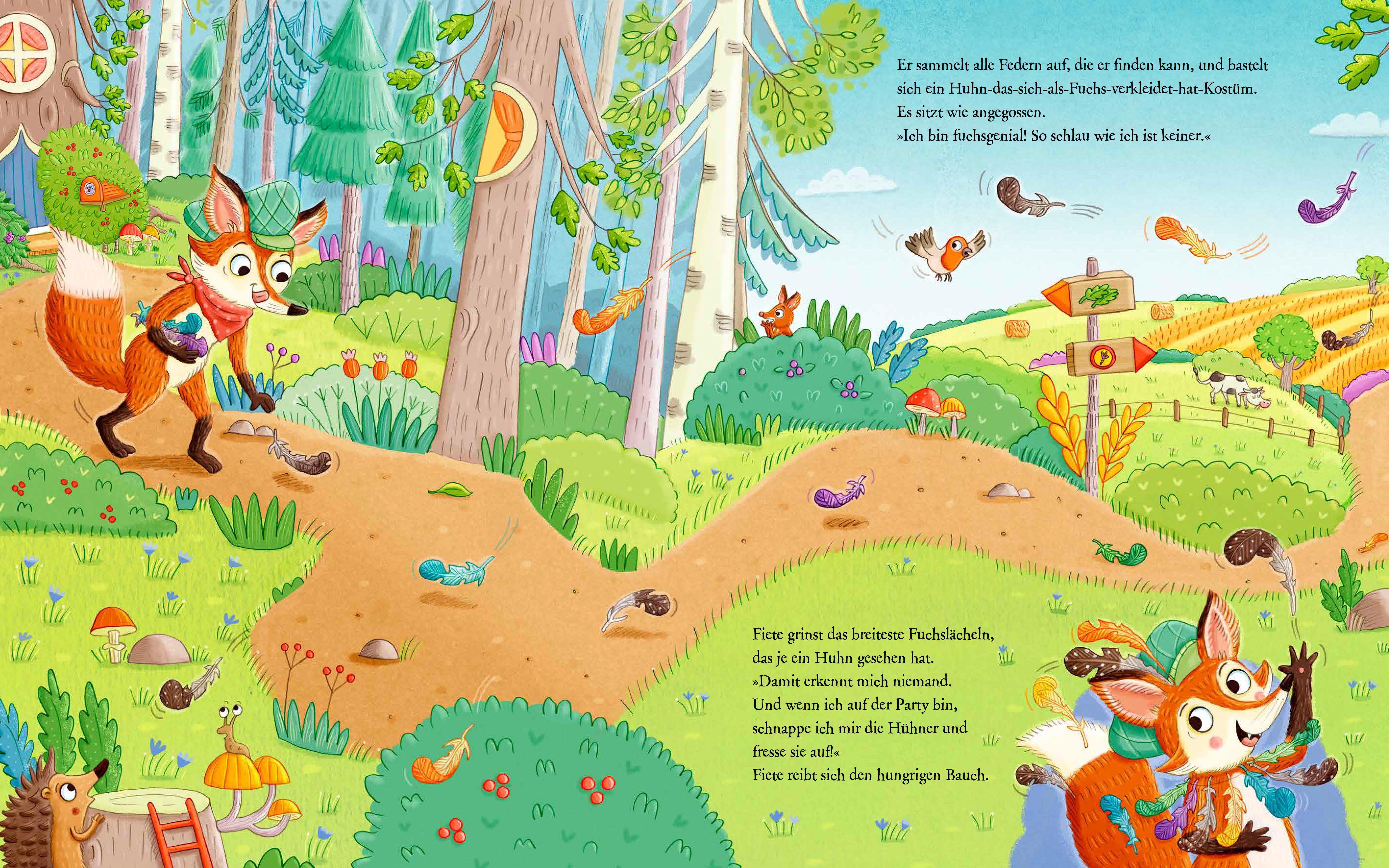 Beispielinhalt (Bild) Karneval im Hühnerstall