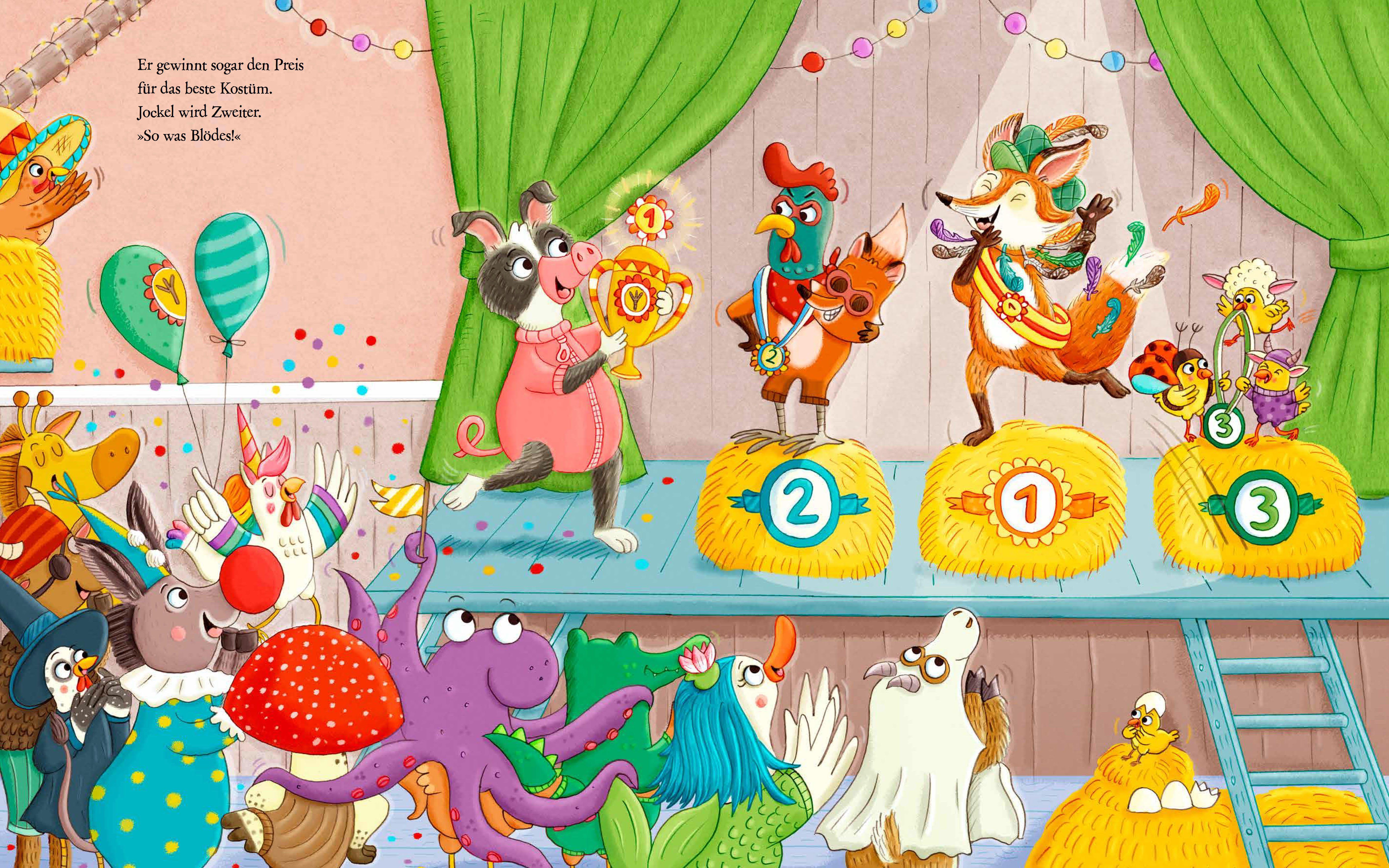 Beispielinhalt (Bild) Karneval im Hühnerstall