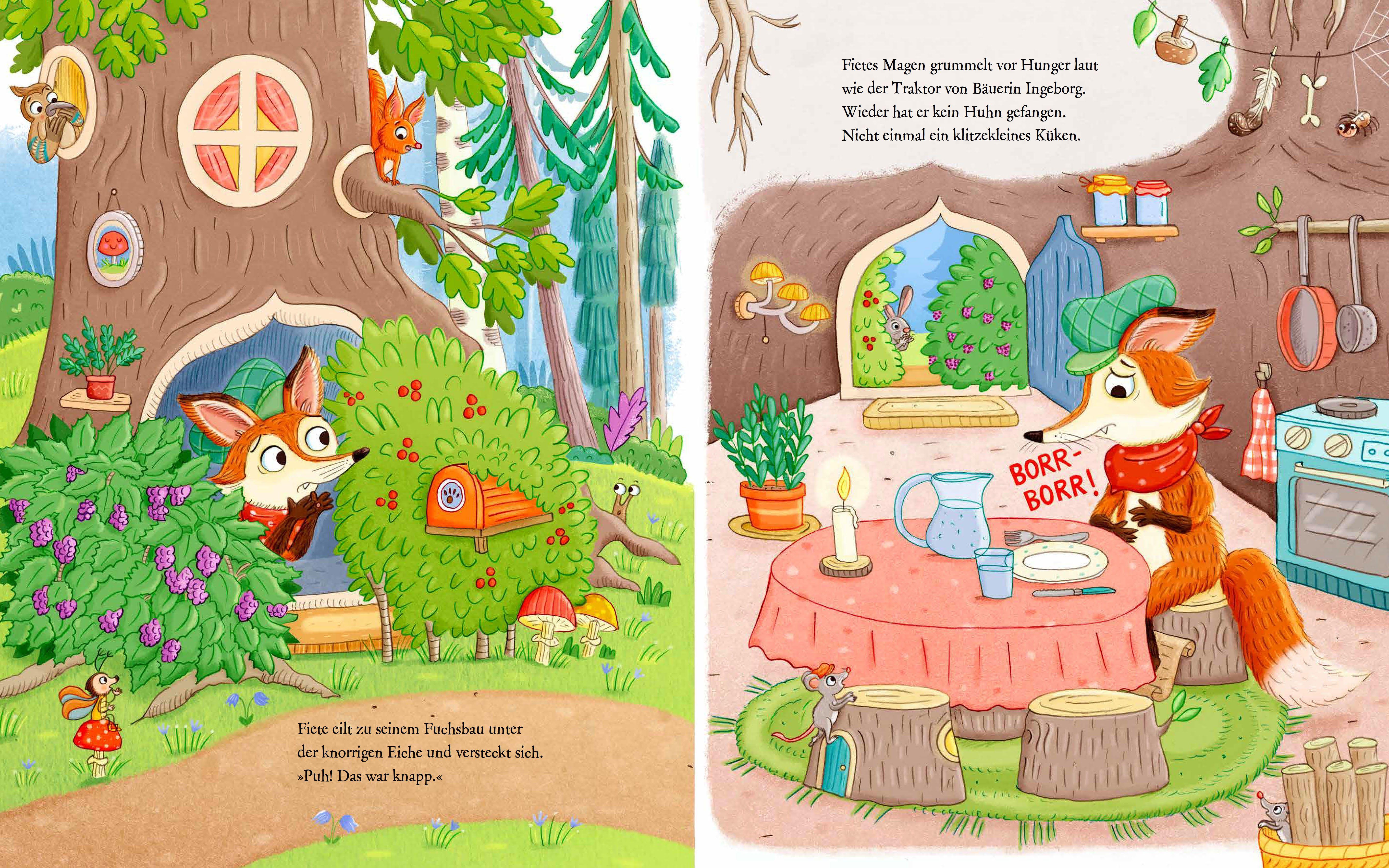 Beispielinhalt (Bild) Karneval im Hühnerstall