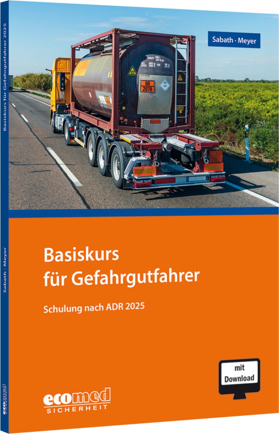 Vorderes Coverbild Basiskurs für Gefahrgutfahrer