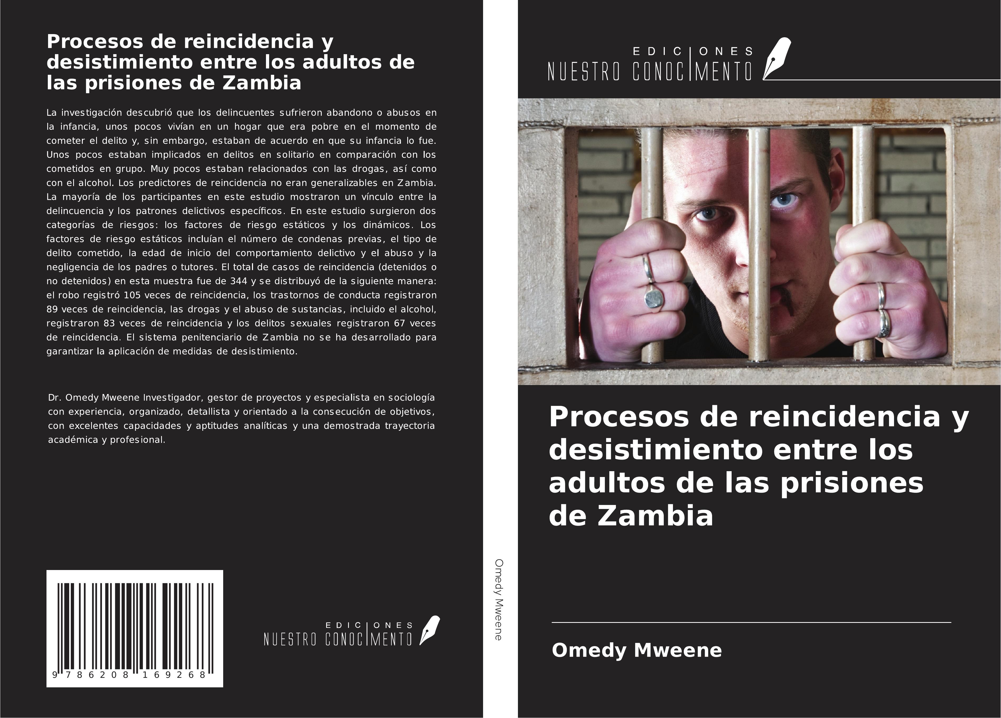 Vorderes Coverbild Procesos de reincidencia y desistimiento entre los adultos de las prisiones de Zambia