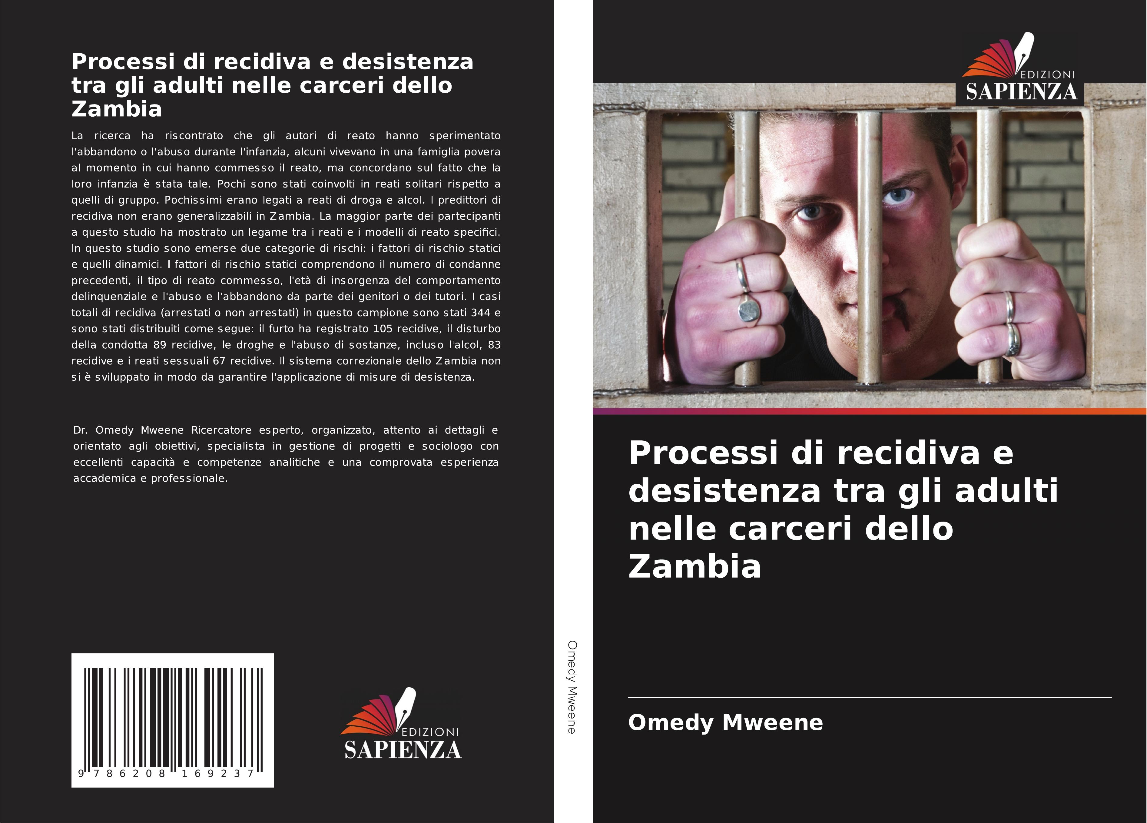 Vorderes Coverbild Processi di recidiva e desistenza tra gli adulti nelle carceri dello Zambia