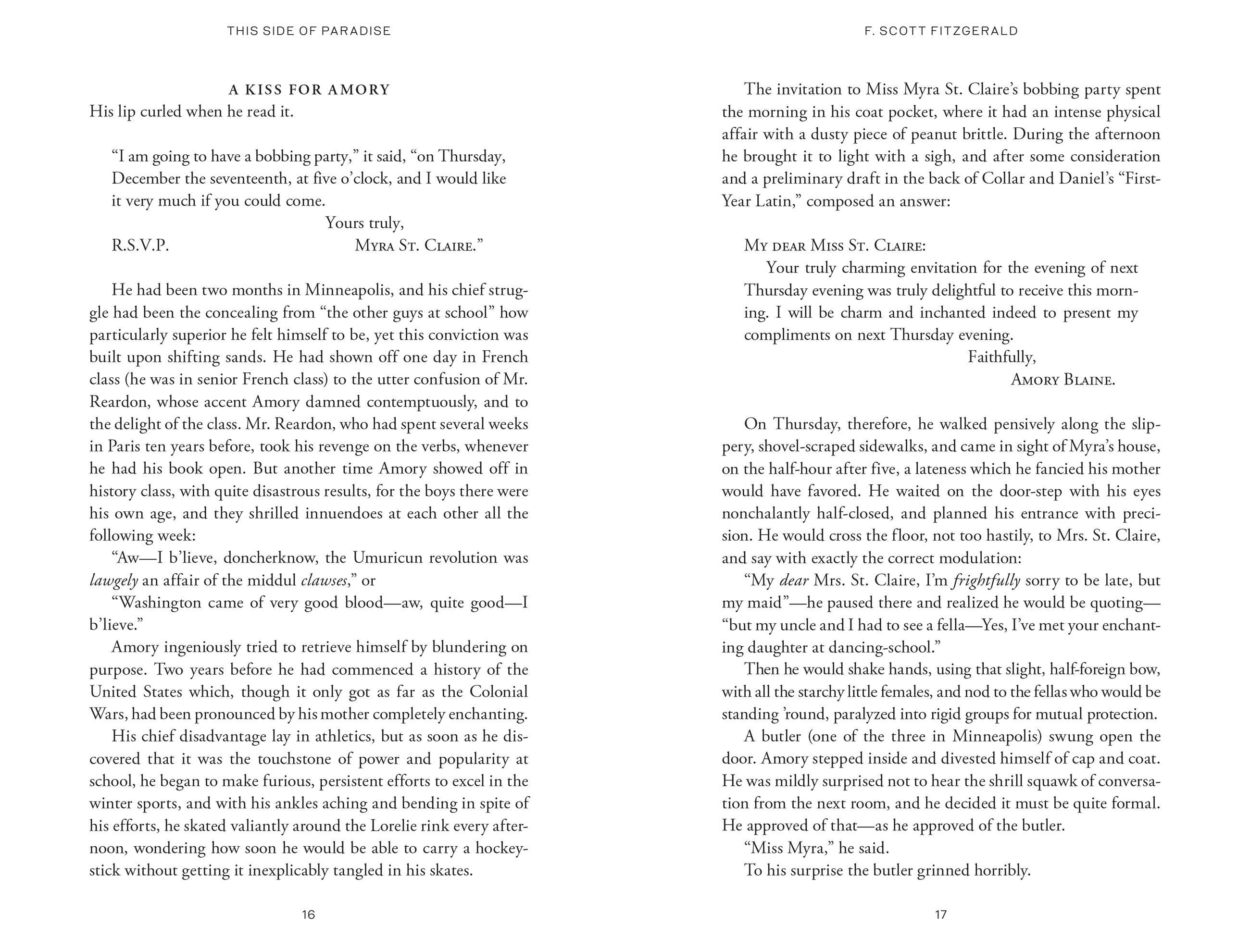 Beispielinhalt (Bild) This Side of Paradise