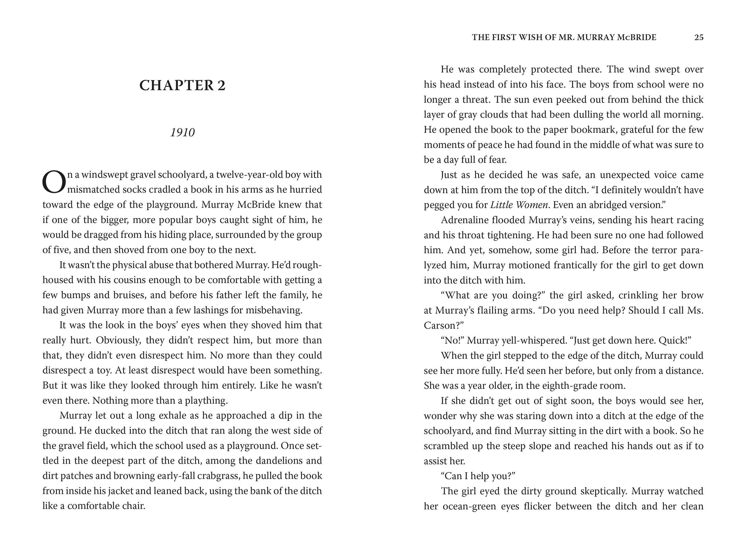 Beispielinhalt (Bild) The First Wish of Mr. Murray McBride