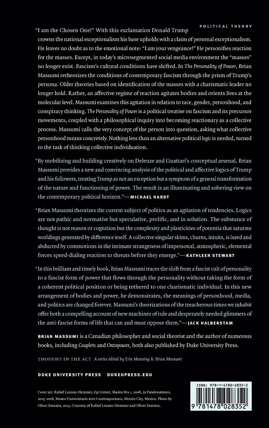 Rückseitencover The Personality of Power