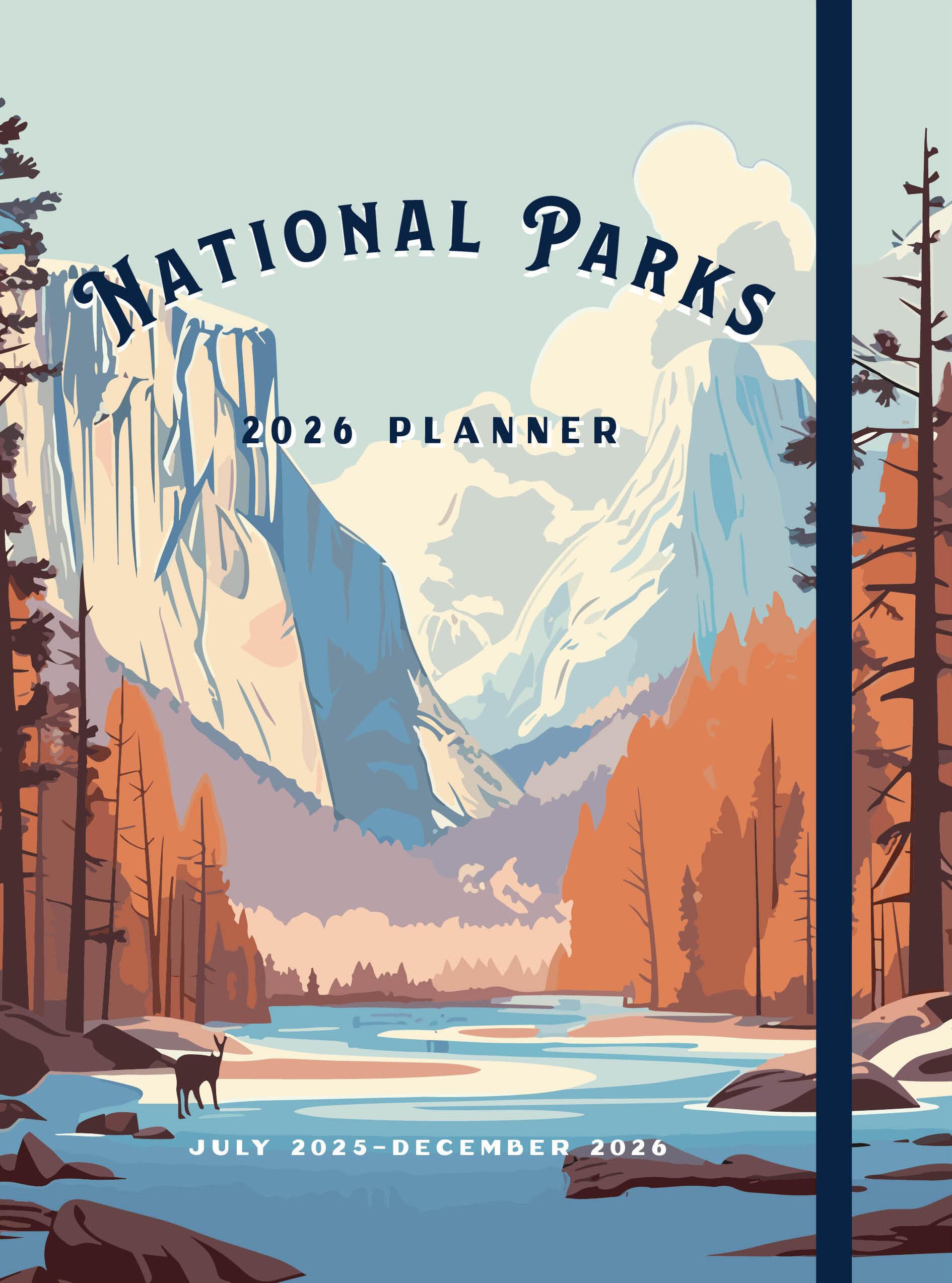 Vorderes Coverbild National Parks 2026 Weekly Planner