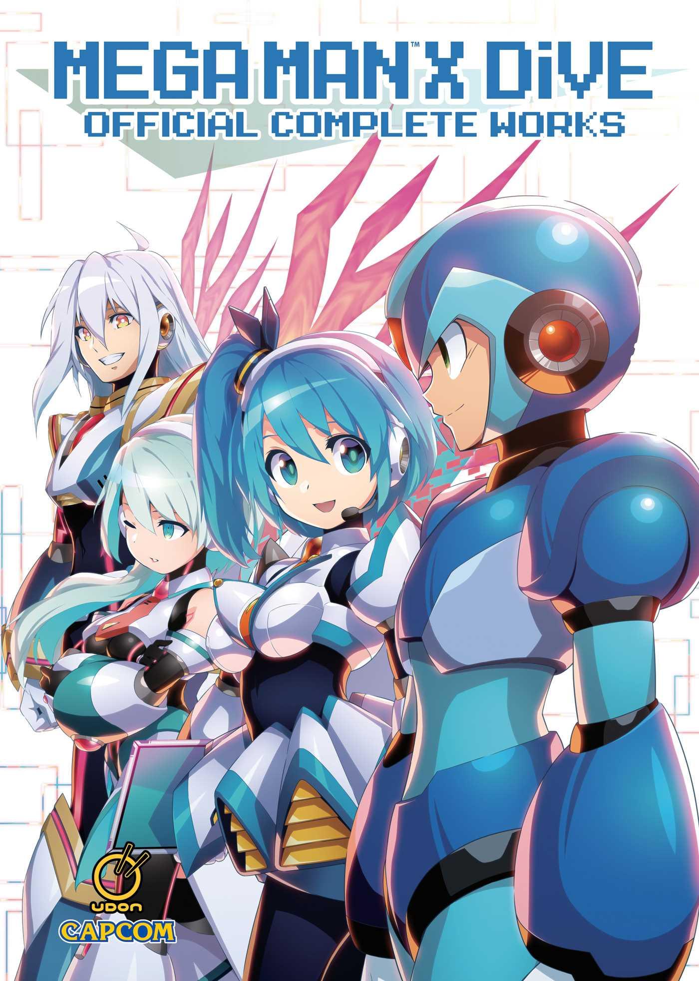 Vorderes Coverbild Mega Man X Dive: Official Complete Works (Hardcover)