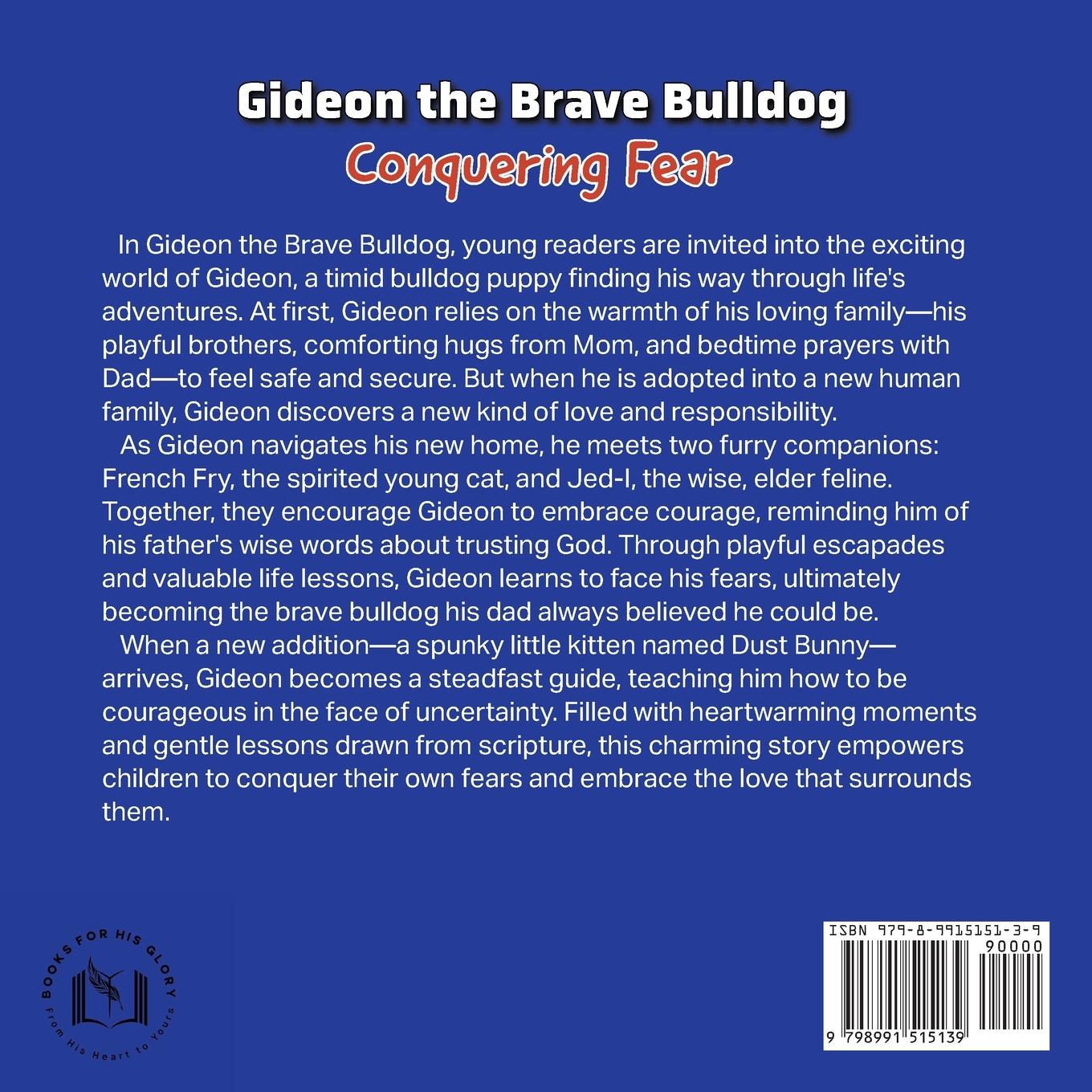 Rückseitencover Gideon the Brave Bulldog