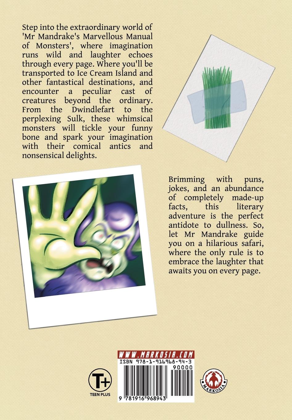 Rückseitencover Mr Mandrake's Marvellous manual of Monsters