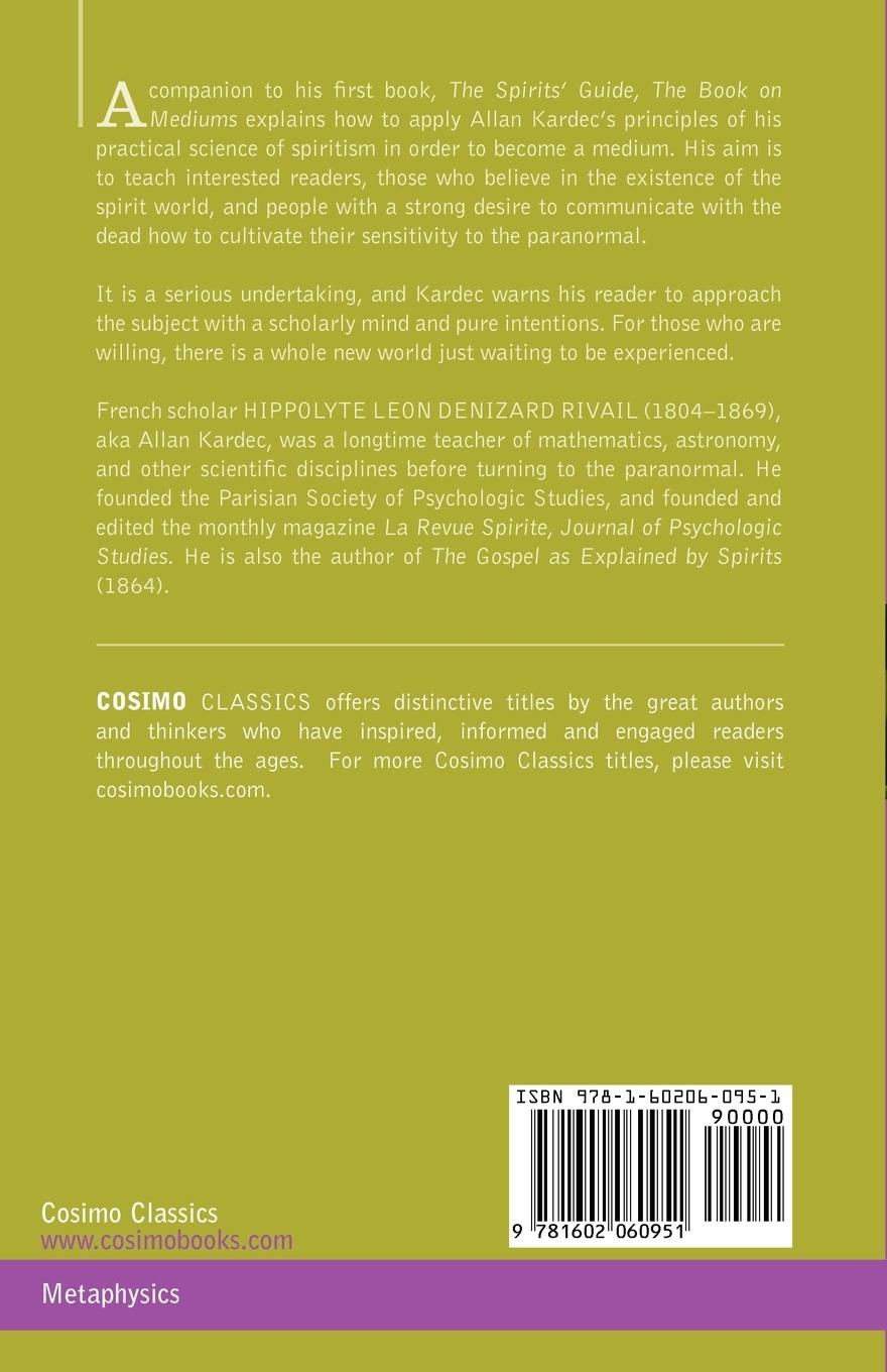 Rückseitencover The Book on Mediums