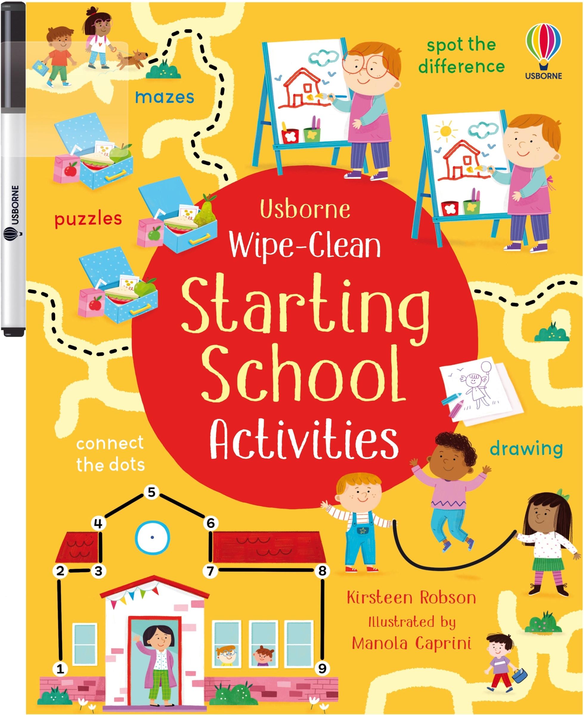 Vorderes Coverbild Wipe-Clean Starting School Activities