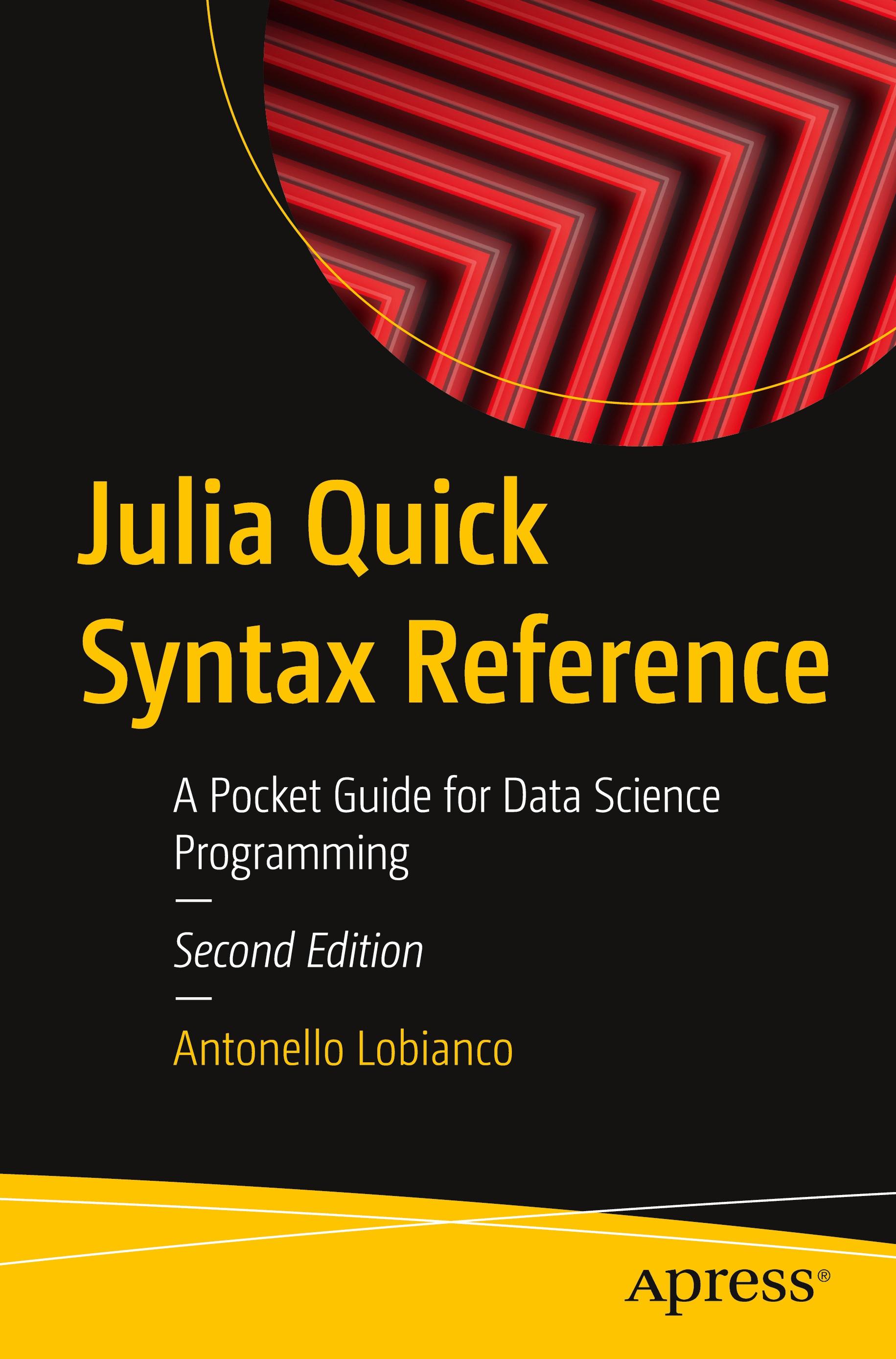 Vorderes Coverbild Julia Quick Syntax Reference