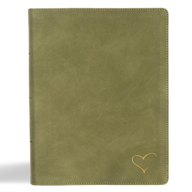 Vorderes Coverbild CSB Notetaking Bible, Revive Our Hearts Edition, Sage Suedesoft Leathertouch