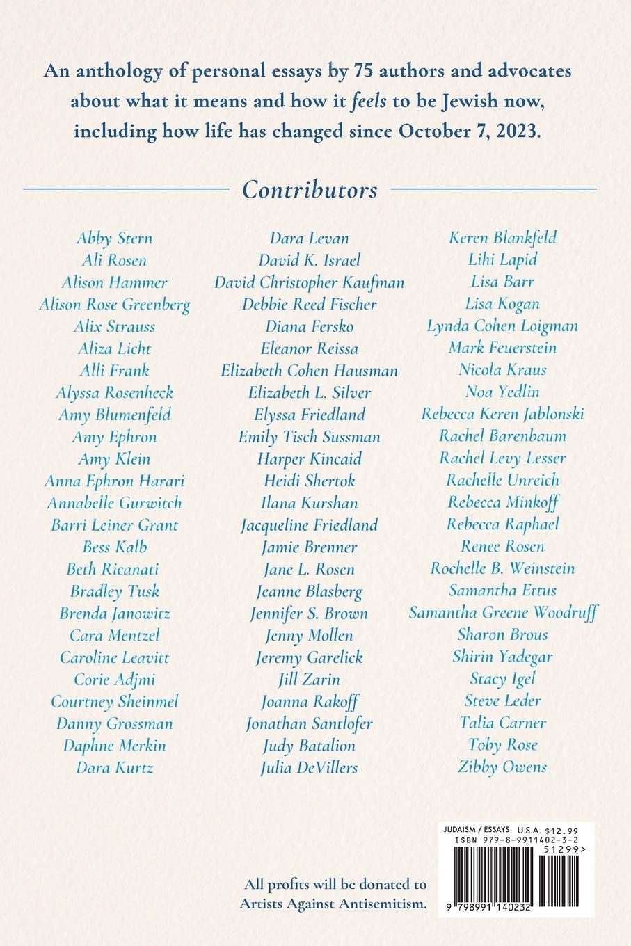 Rückseitencover On Being Jewish Now