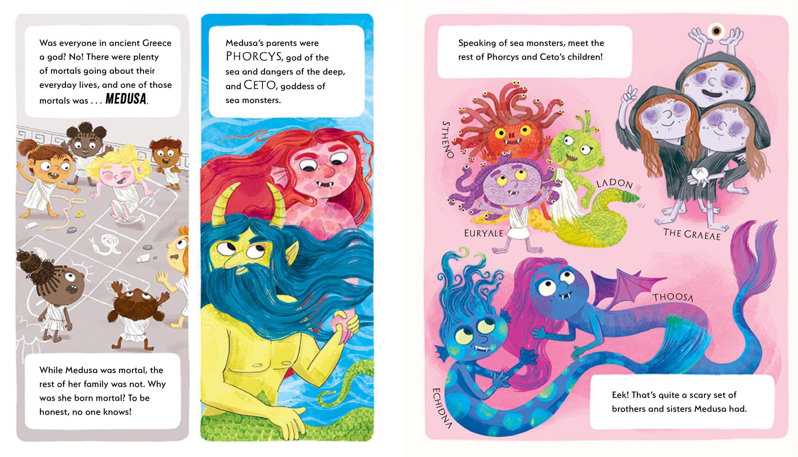 Beispielinhalt (Bild) Little Myths Medusa