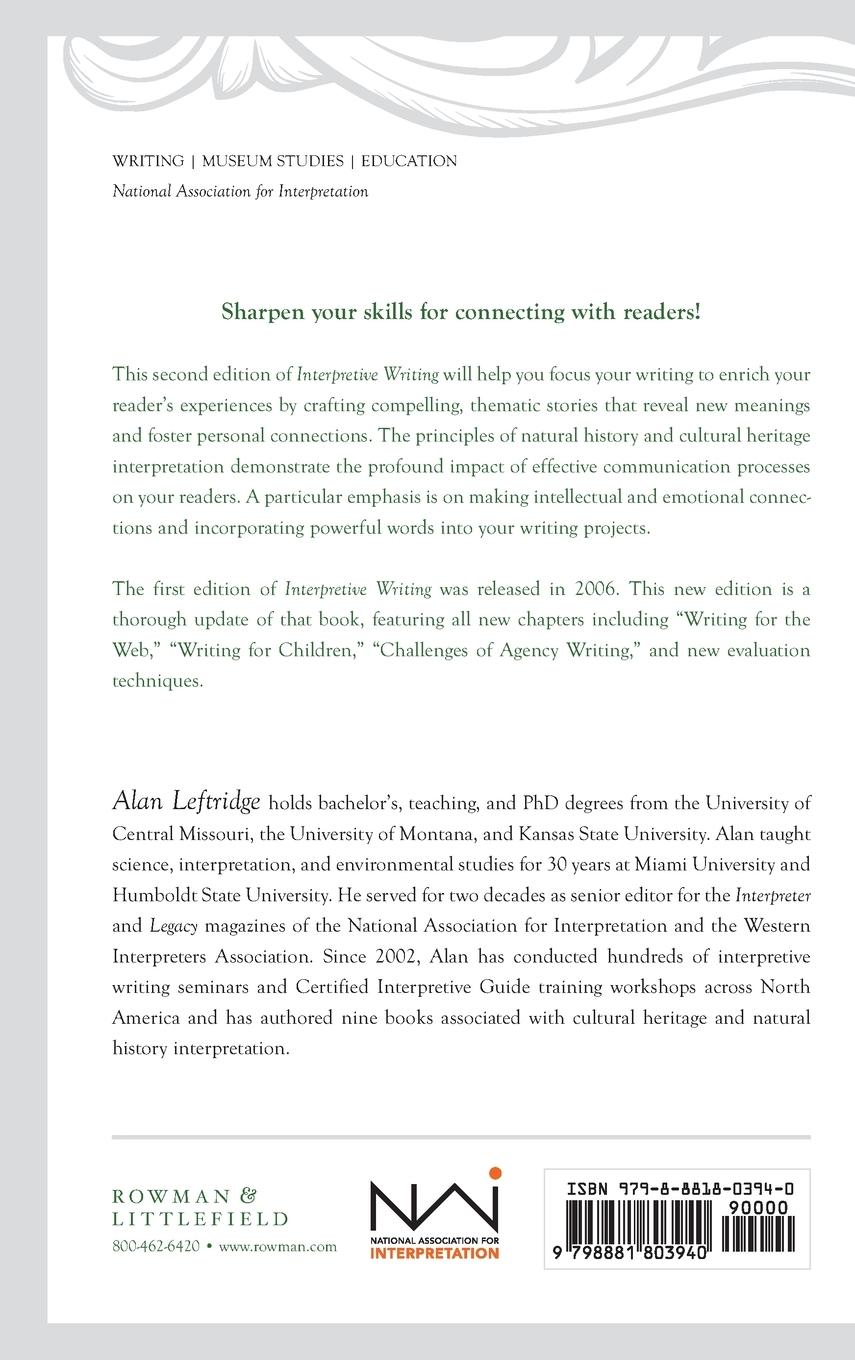 Rückseitencover Interpretive Writing