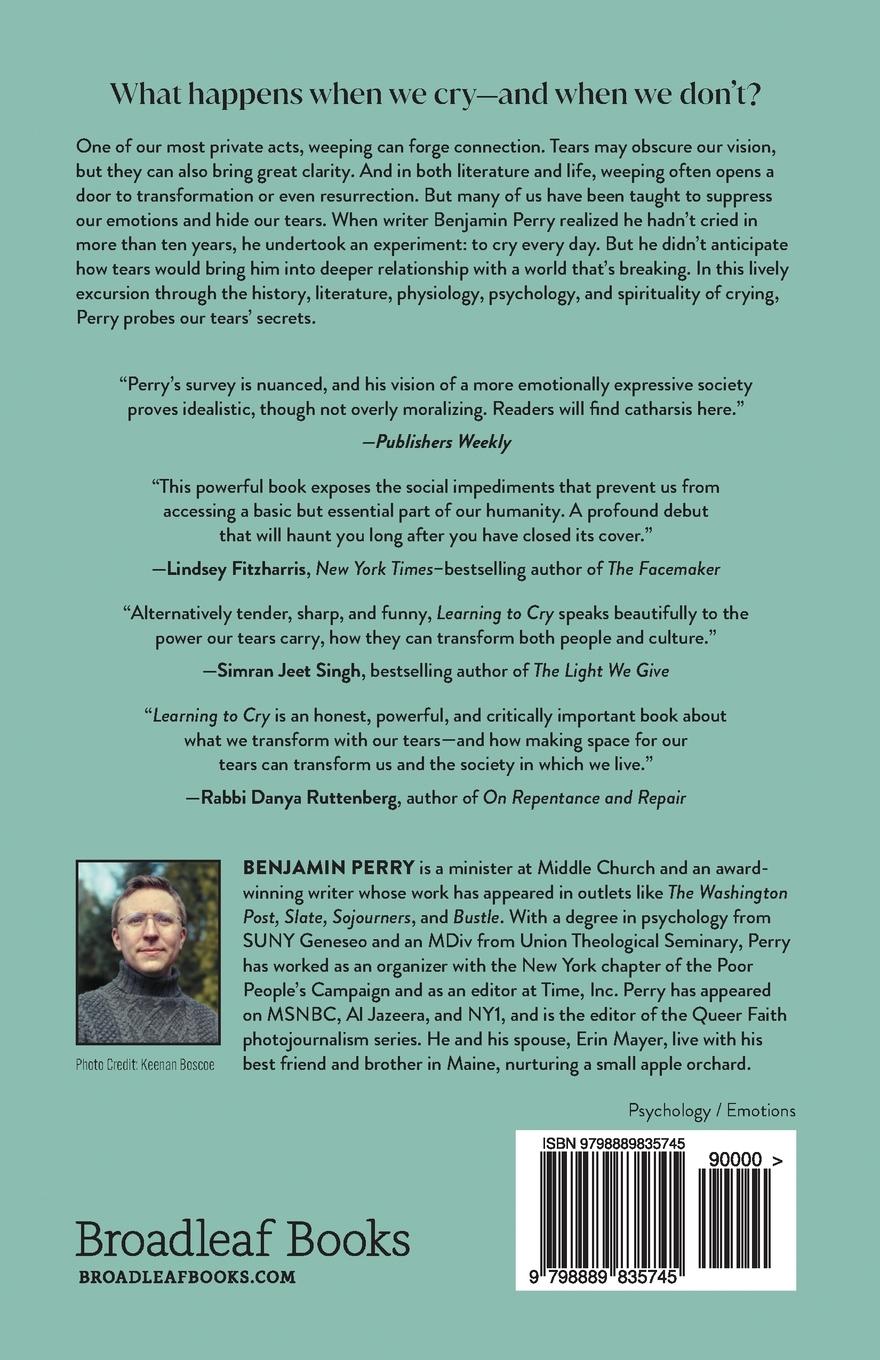 Rückseitencover Learning to Cry