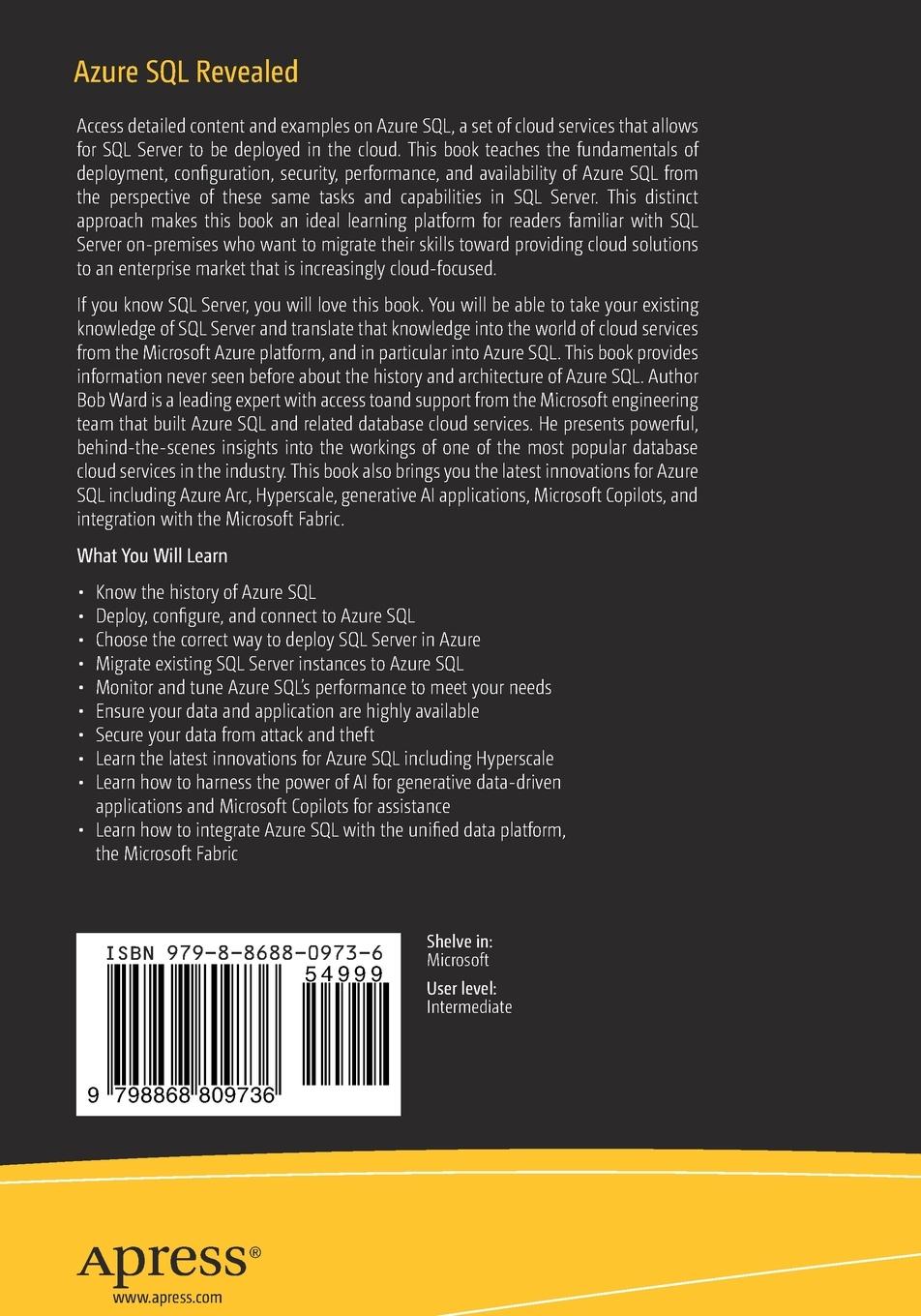 Rückseitencover Azure SQL Revealed