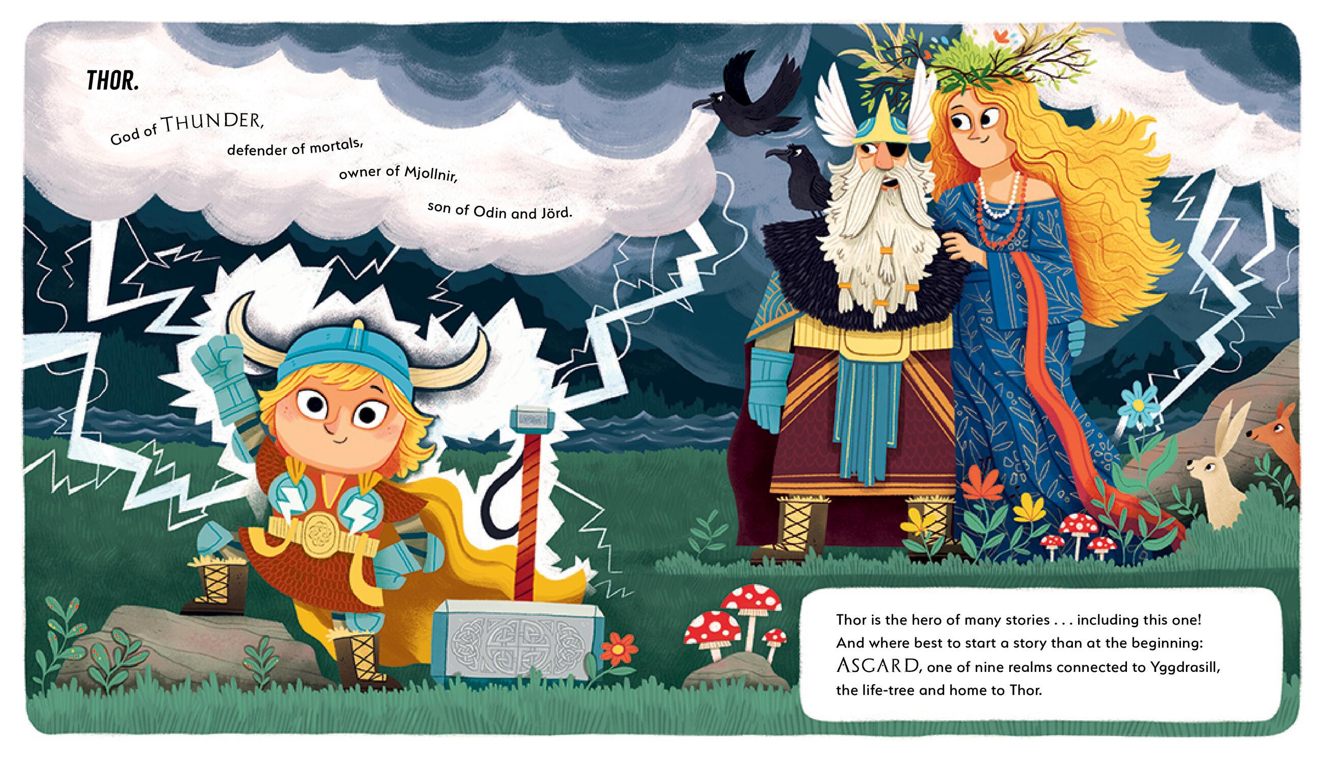 Beispielinhalt (Bild) Little Myths Thor