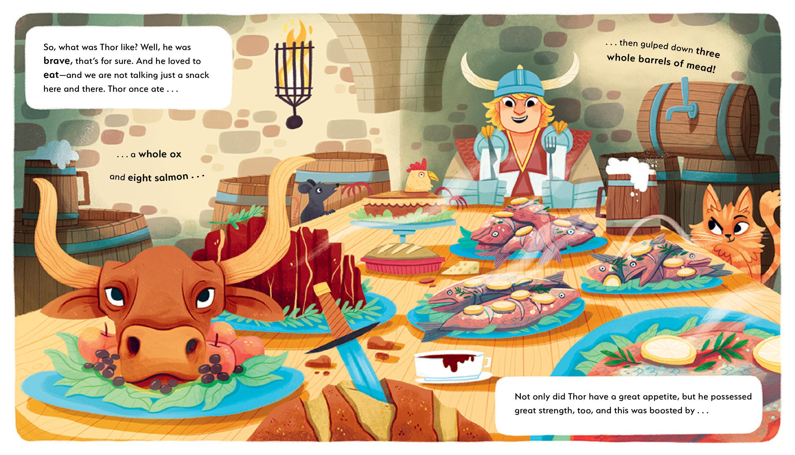 Beispielinhalt (Bild) Little Myths Thor