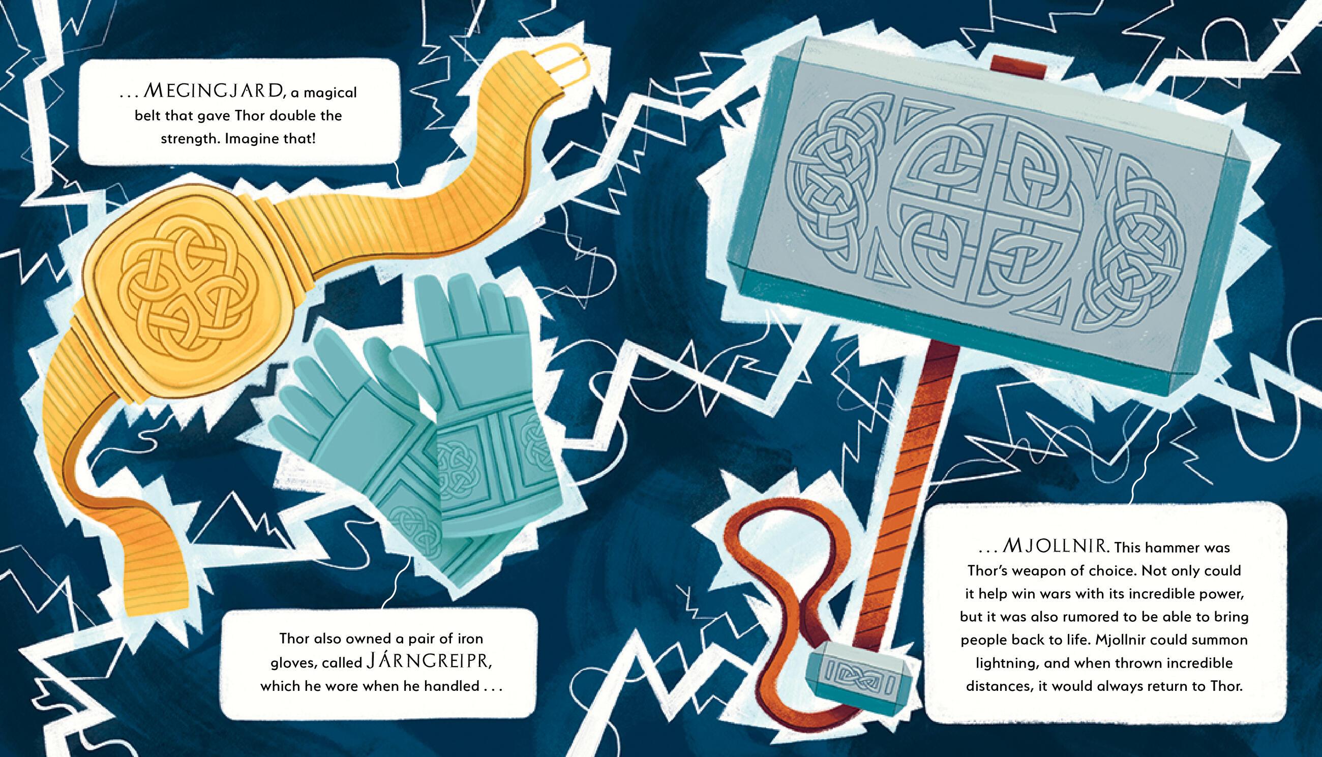 Beispielinhalt (Bild) Little Myths Thor