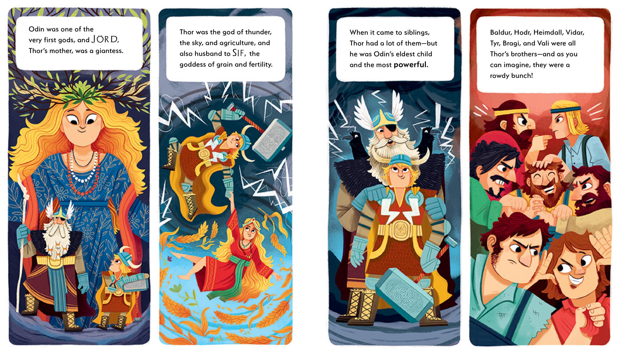 Beispielinhalt (Bild) Little Myths Thor