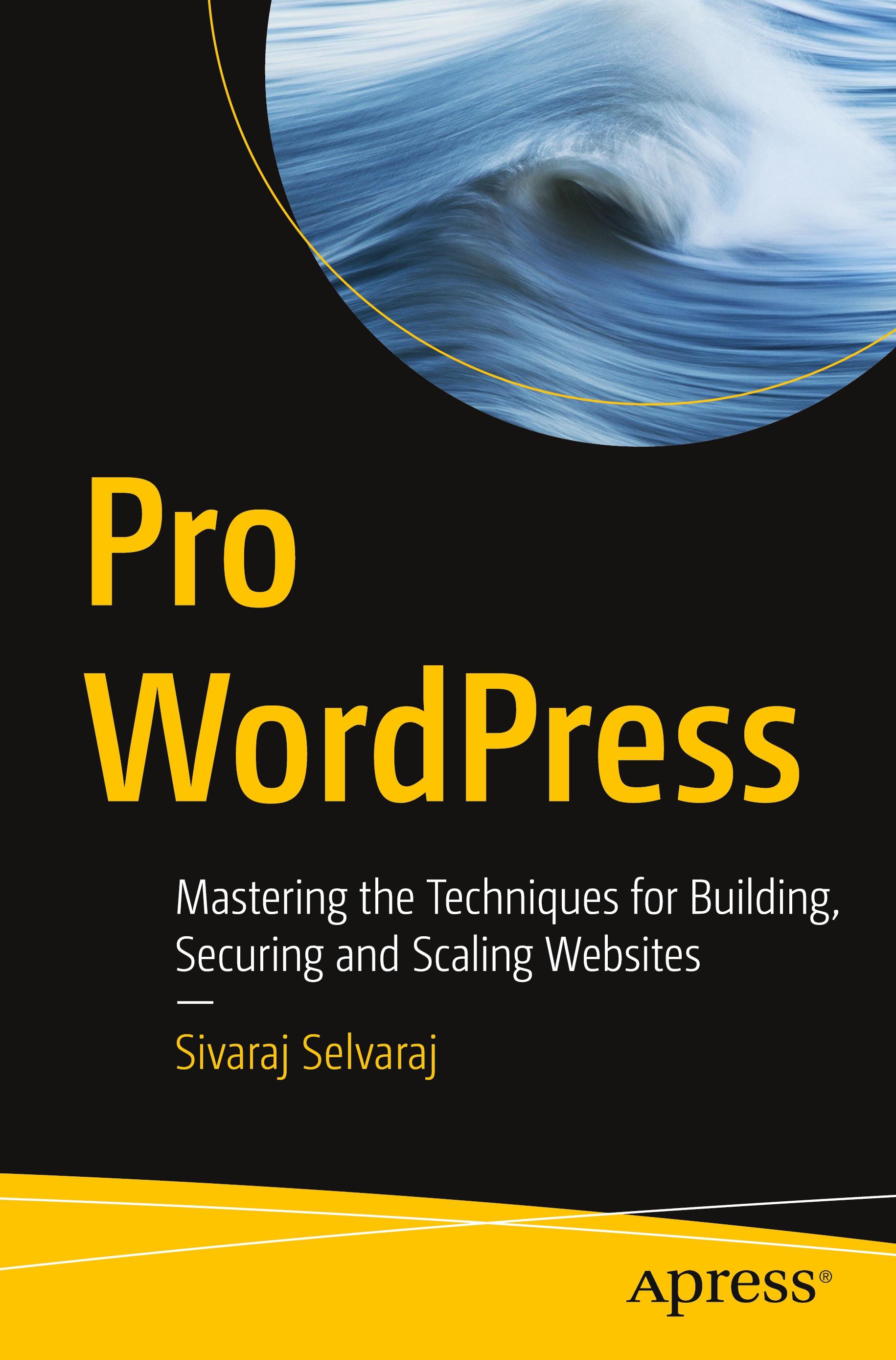 Vorderes Coverbild Pro WordPress