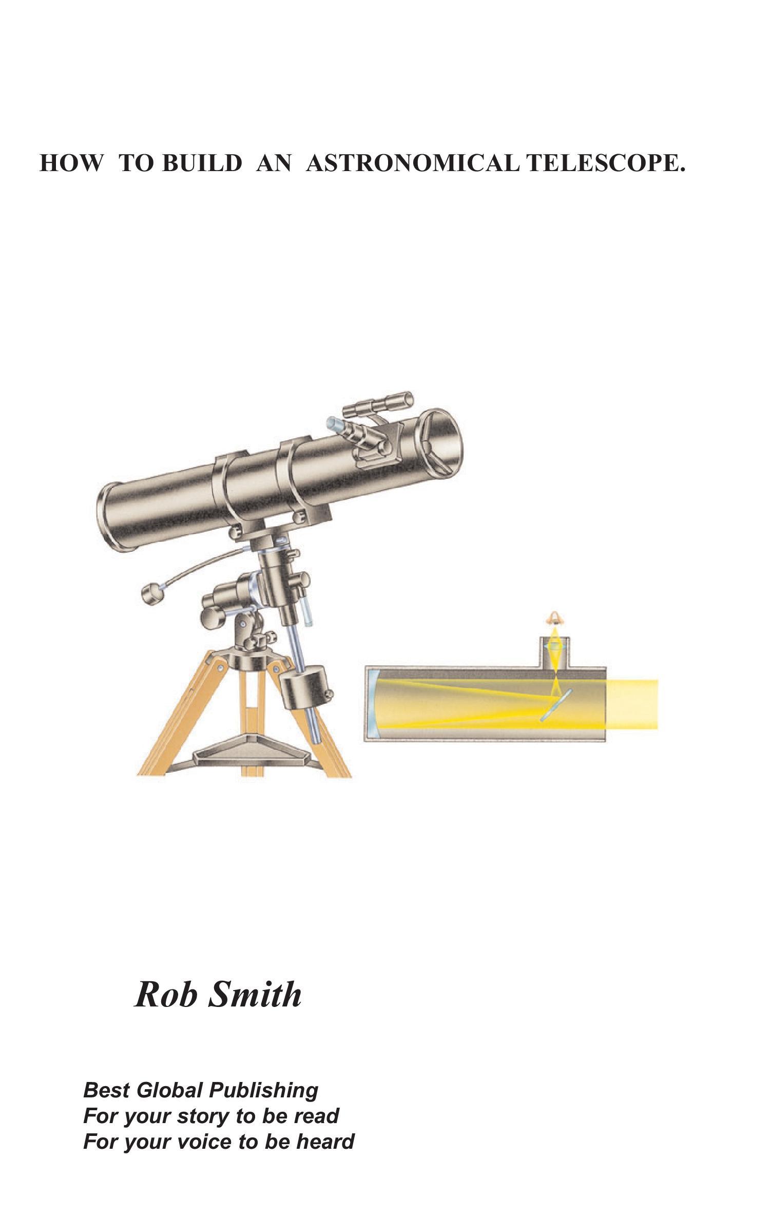 Vorderes Coverbild How to Build an Astronomical Telescope