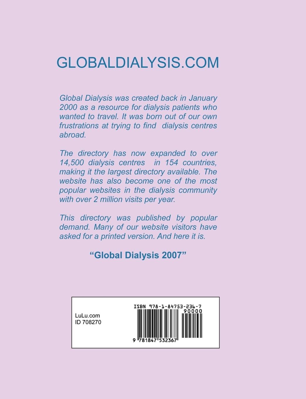 Rückseitencover Global Dialysis 2007