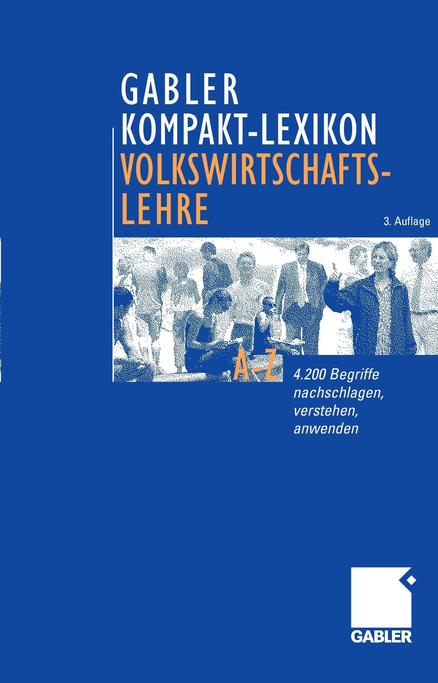 Vorderes Coverbild Gabler Kompakt-Lexikon Volkswirtschaftslehre