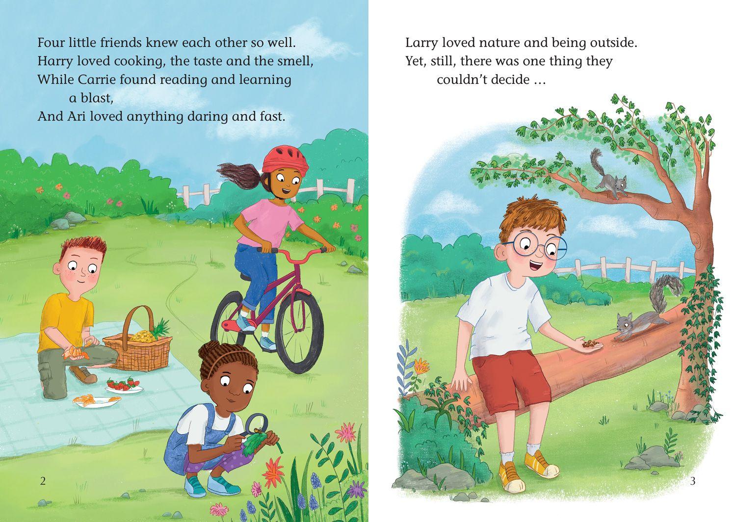 Beispielinhalt (Bild) Happy as Larry