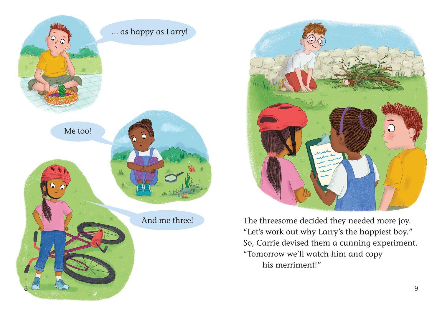 Beispielinhalt (Bild) Happy as Larry