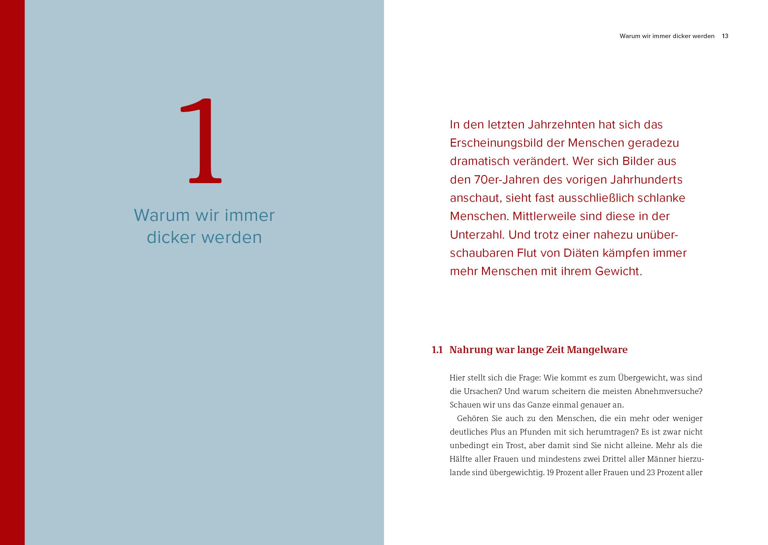 Beispielinhalt (Bild) Blutzucker optimieren. Gewicht reduzieren.