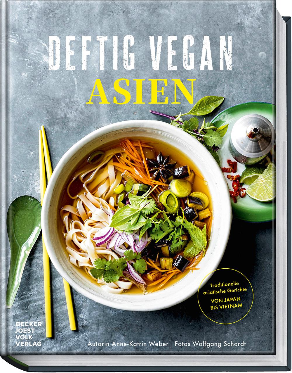 Vorderes Coverbild Deftig Vegan Asien
