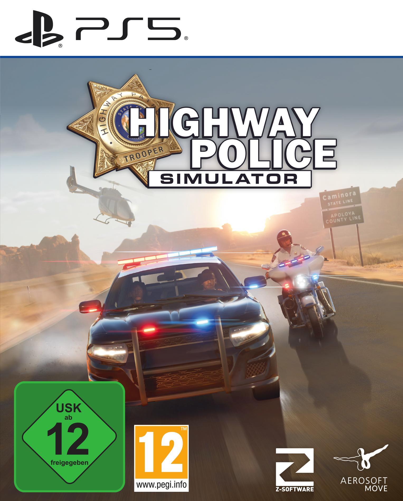 Vorderes Coverbild Highway Police Simulator (PlayStation PS5)