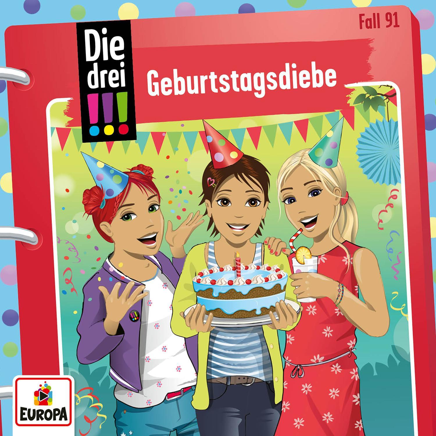 Vorderes Coverbild Die drei !!! 91: Geburtstagsdiebe