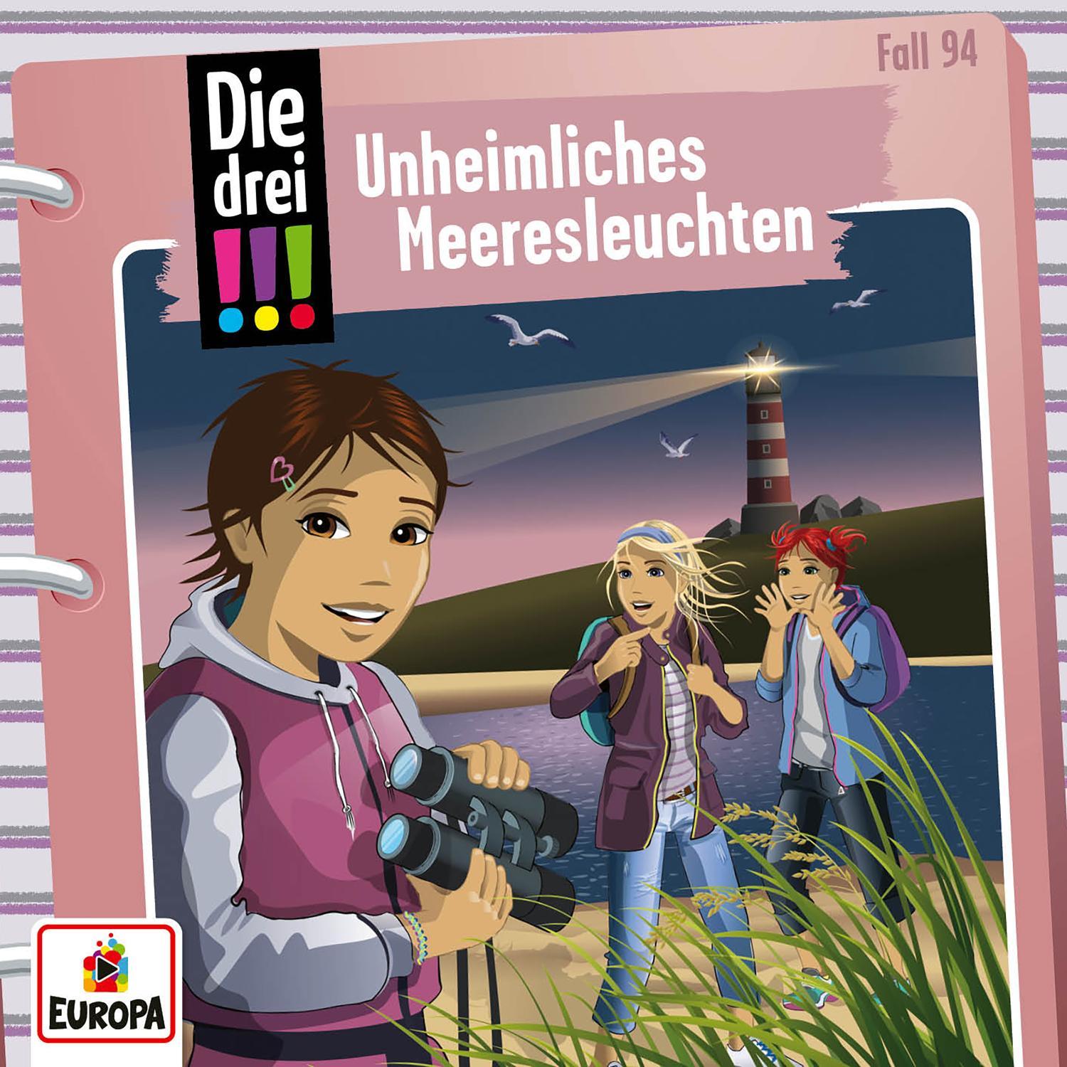 Vorderes Coverbild Die drei !!! 94: Unheimliches Meeresleuchten