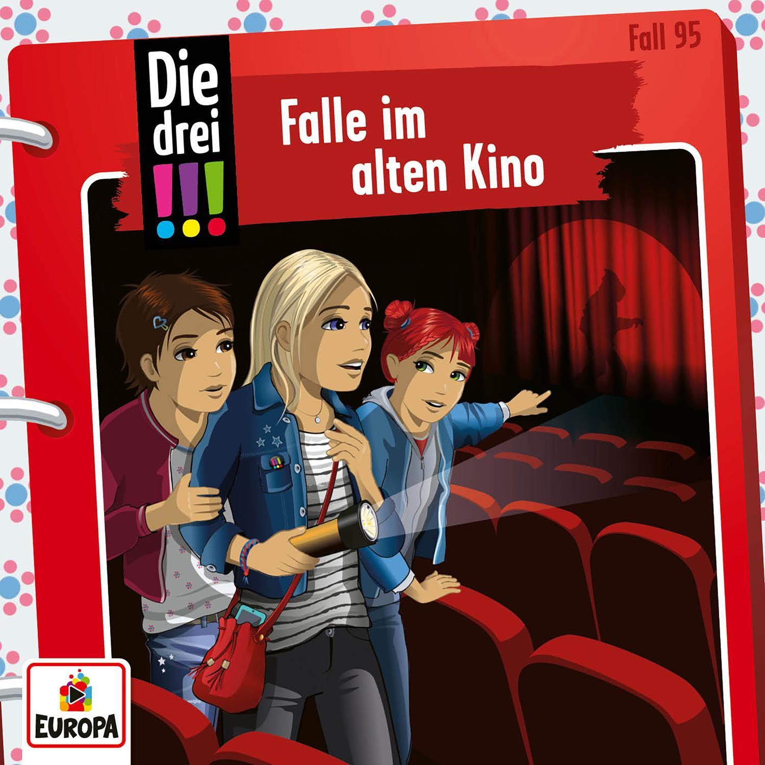 Vorderes Coverbild Die drei !!! 95: Falle im alten Kino