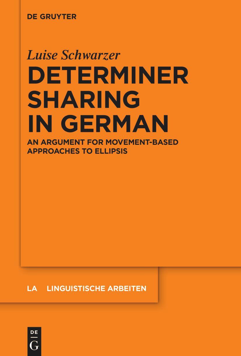 Vorderes Coverbild Determiner Sharing in German