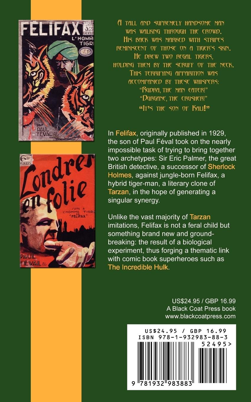 Rückseitencover Felifax the Tiger Man