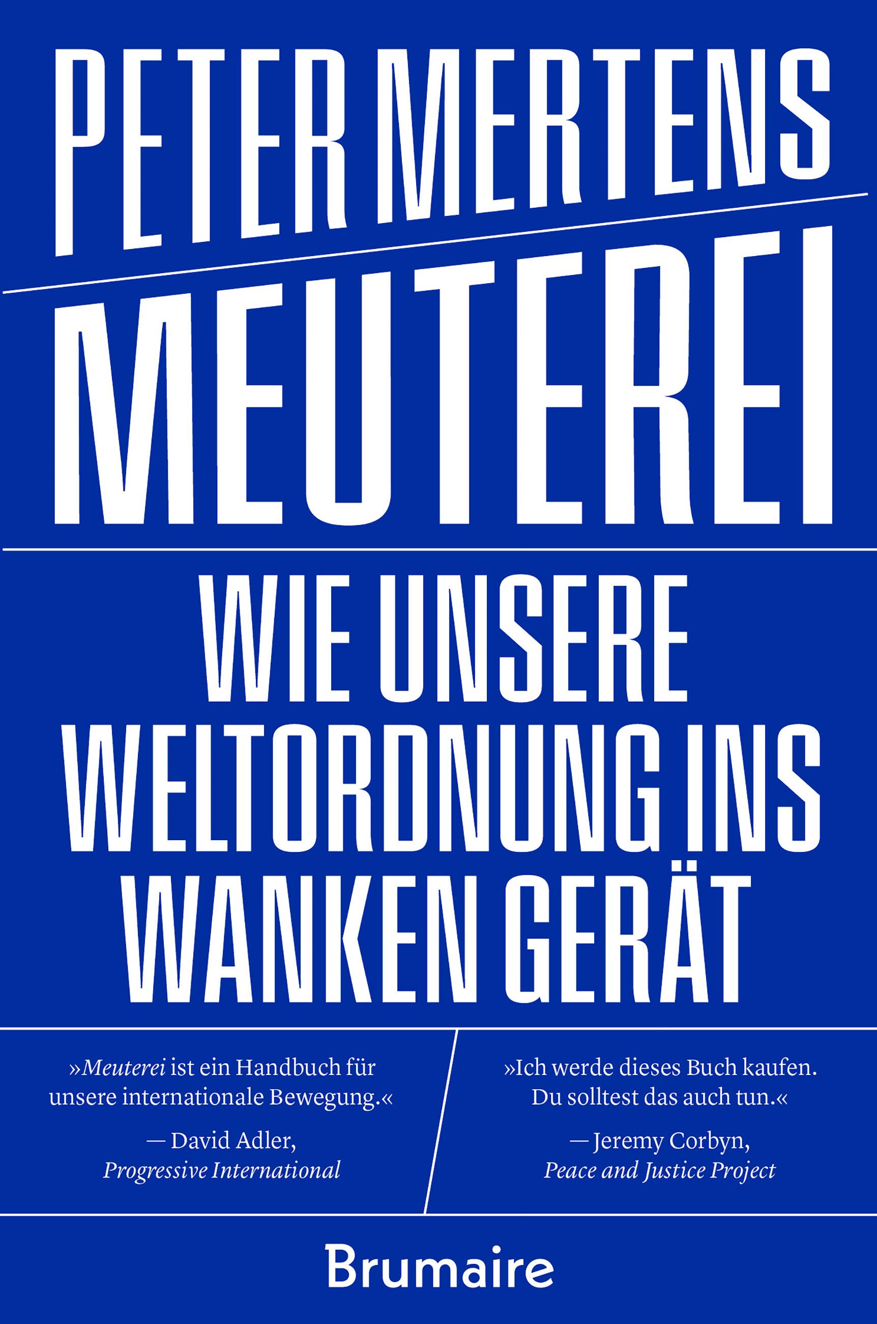 Vorderes Coverbild Meuterei