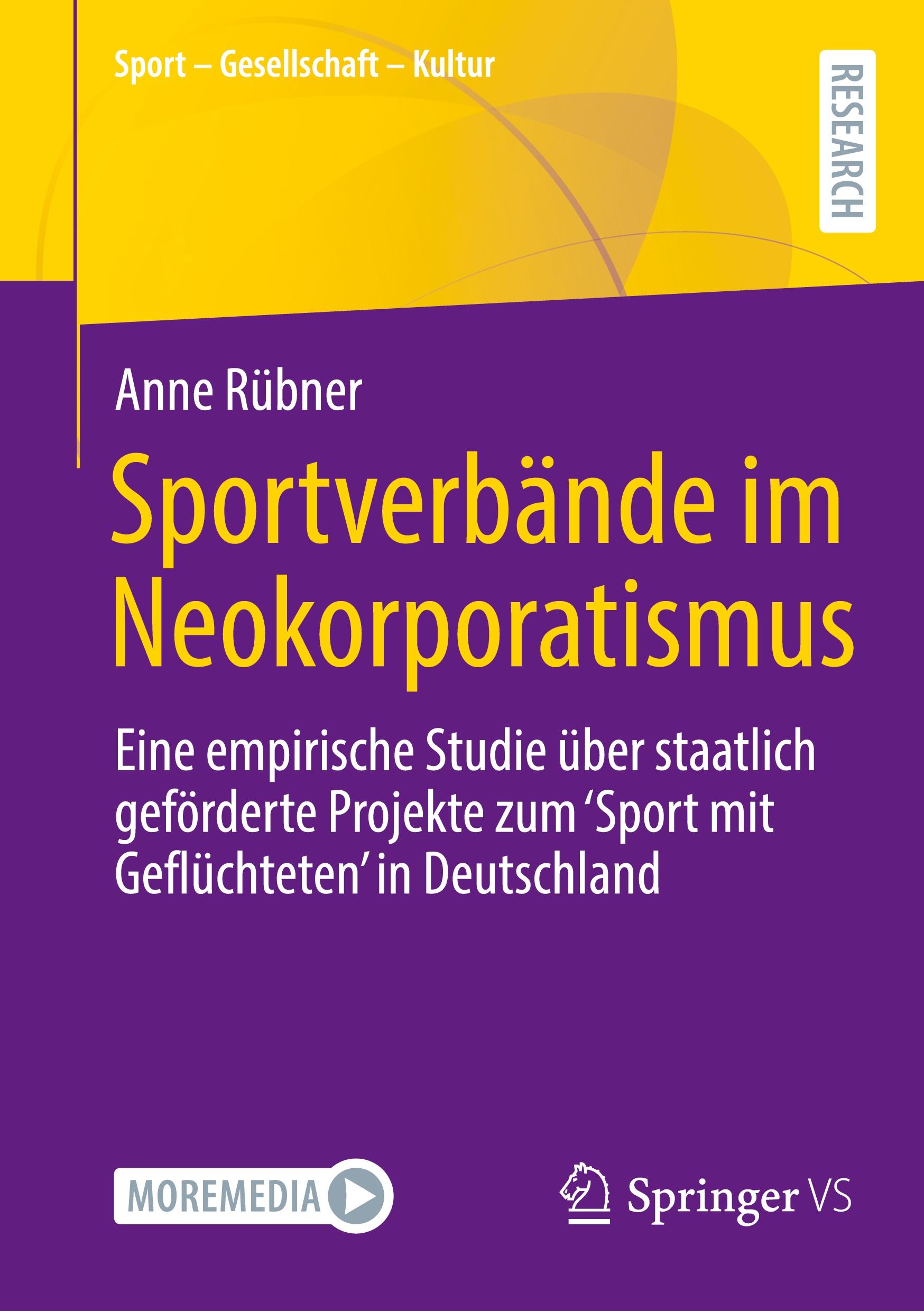 Vorderes Coverbild Sportverbände im Neokorporatismus