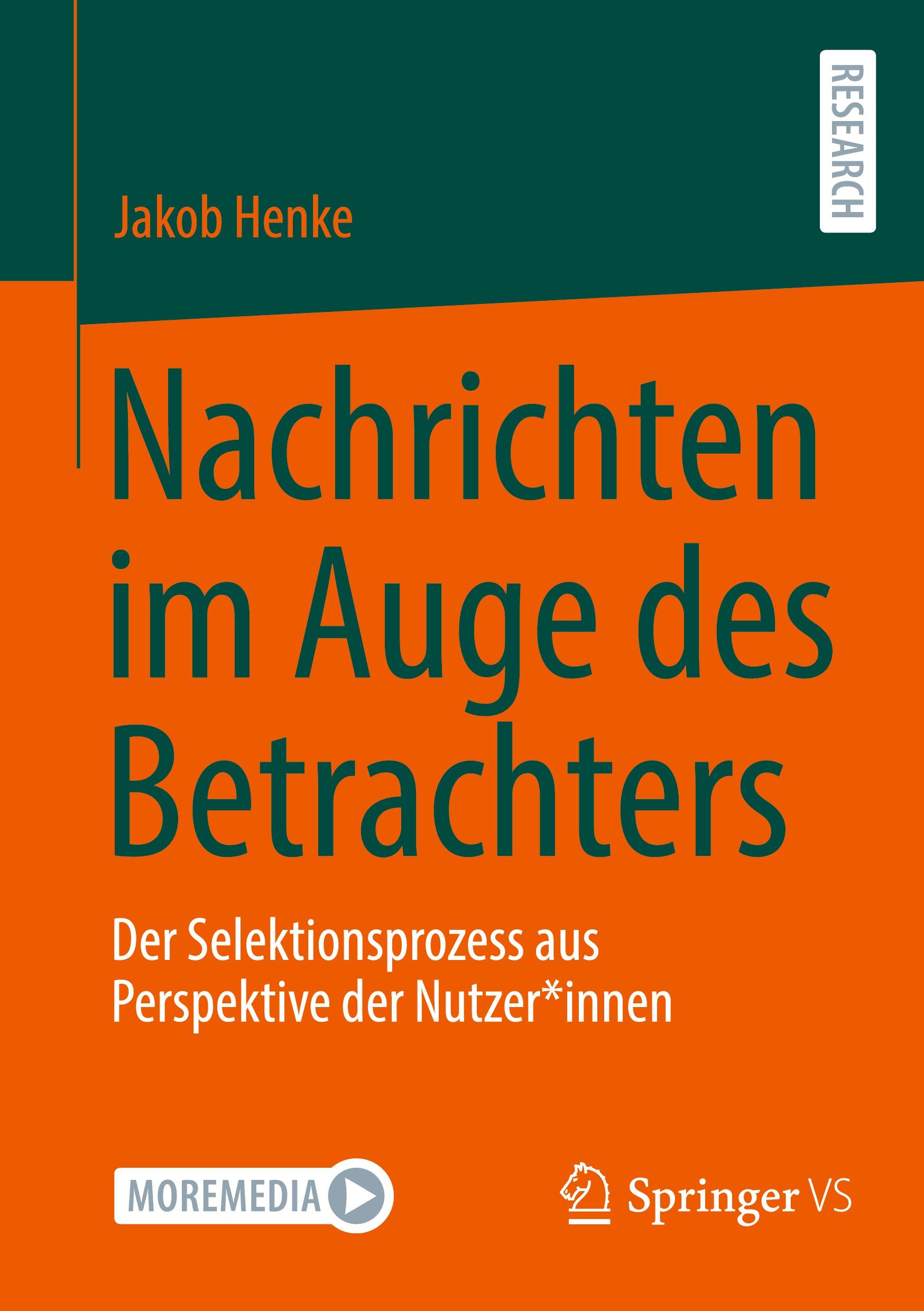 Vorderes Coverbild Nachrichten im Auge des Betrachters