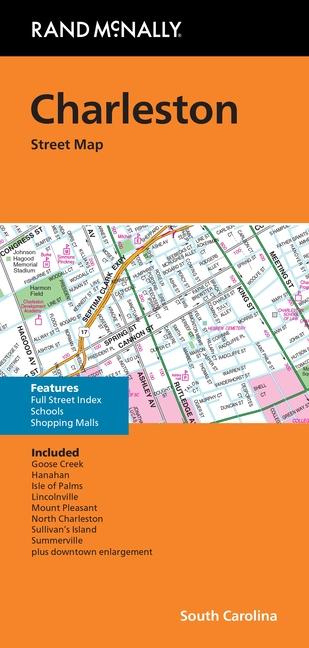 Vorderes Coverbild Rand McNally Folded Map: Charleston Street Map
