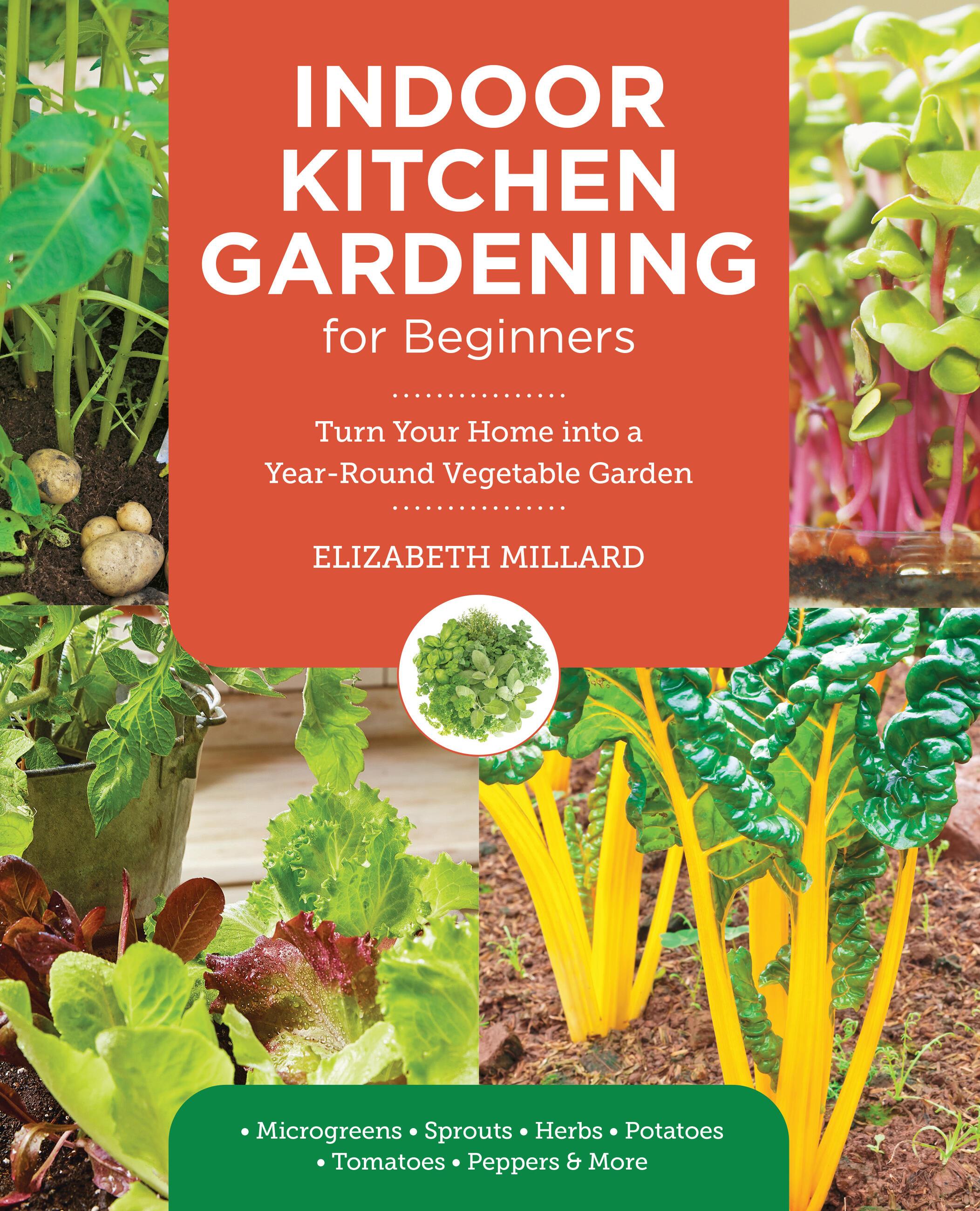 Vorderes Coverbild Indoor Kitchen Gardening for Beginners