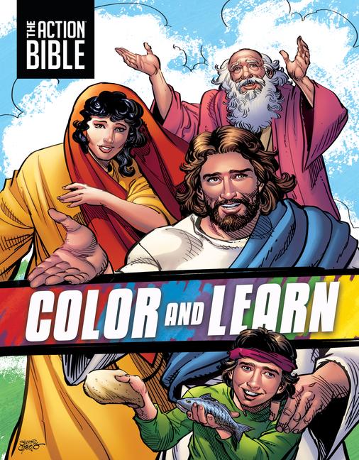 Vorderes Coverbild The Action Bible Color and Learn