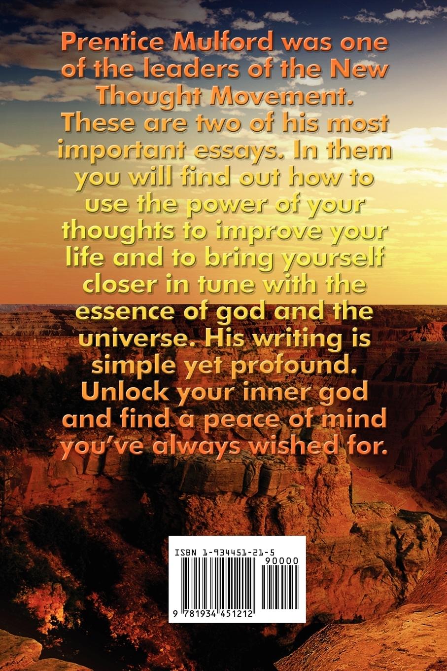 Rückseitencover Thoughts Are Things & the God in You